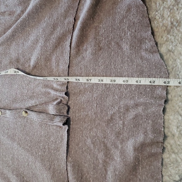 Free People Beach Ribbed Up Maxi Cardigan Sweater Size Large - Picture 12 of 13